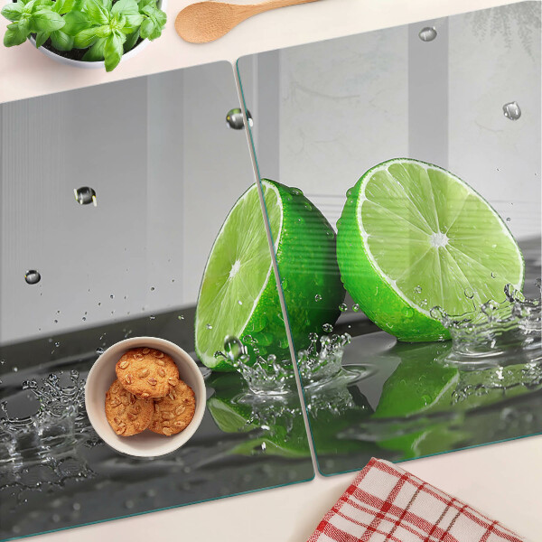 Szklana deska kuchenna Cytryny w wodzie