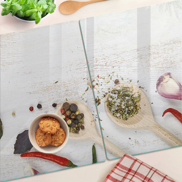 Szklana deska kuchenna Przyprawy i zioła