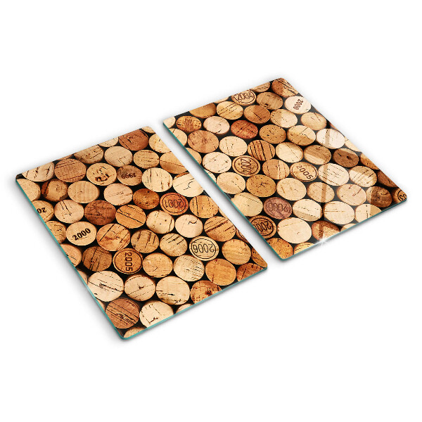 Glazen snijplanken Wijnkurken