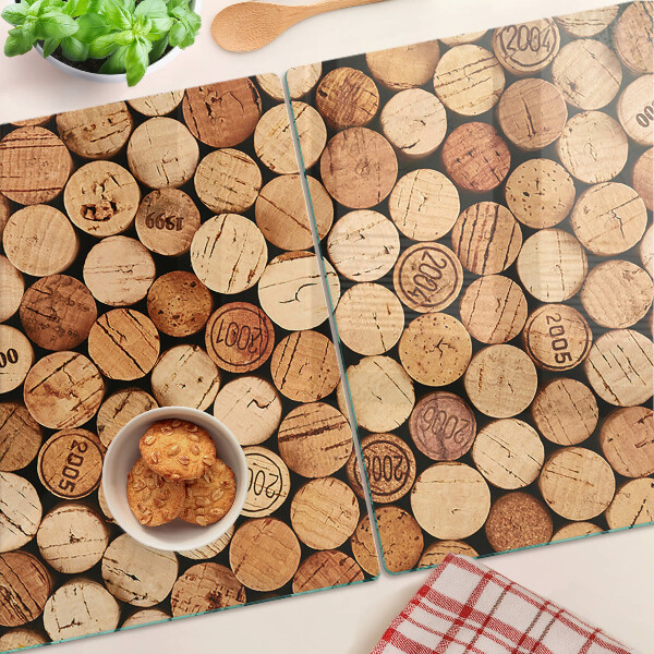 Deska kuchenna szklana Korki od wina