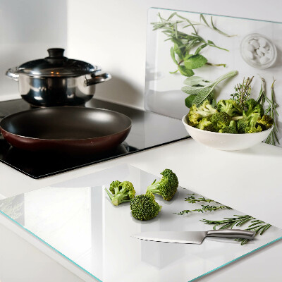 Deska kuchenna szklana Zioła kuchenne