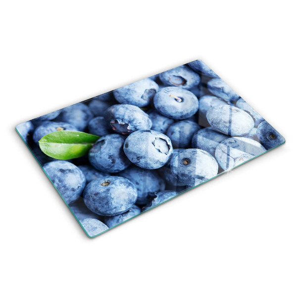 Szklana deska do krojenia Jagody z liściem