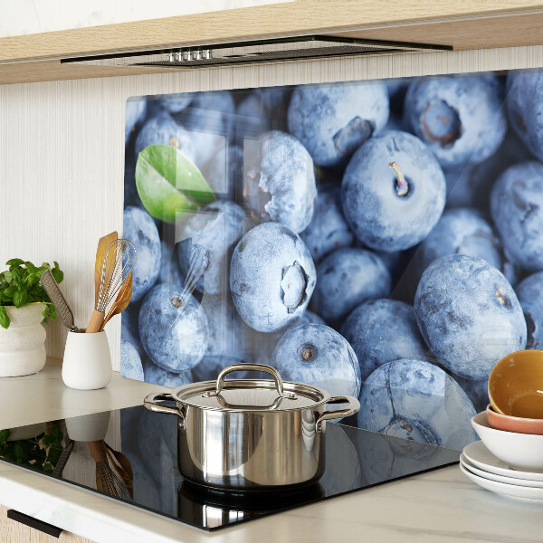 Snijplanken van glas Bessen met bladeren