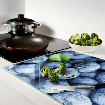 Szklana deska do krojenia Jagody z liściem