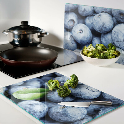 Szklana deska do krojenia Jagody z liściem