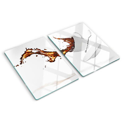 Glazen snijplanken Koffie en een verfrissend drankje