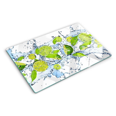 Glazen snijplanken Citroenen in water