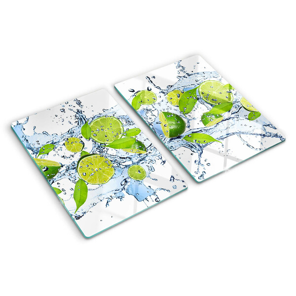 Deska kuchenna szklana Cytryny w wodzie