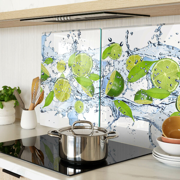 Glazen snijplanken Citroenen in water