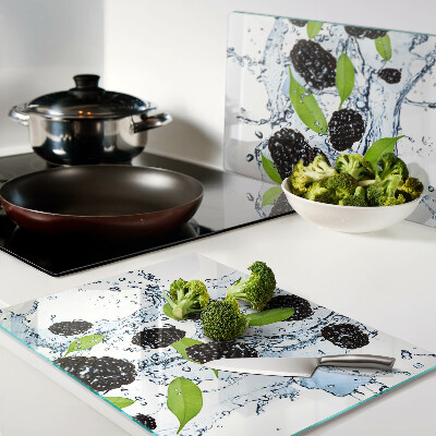 Deska kuchenna szklana Owoce w wodzie