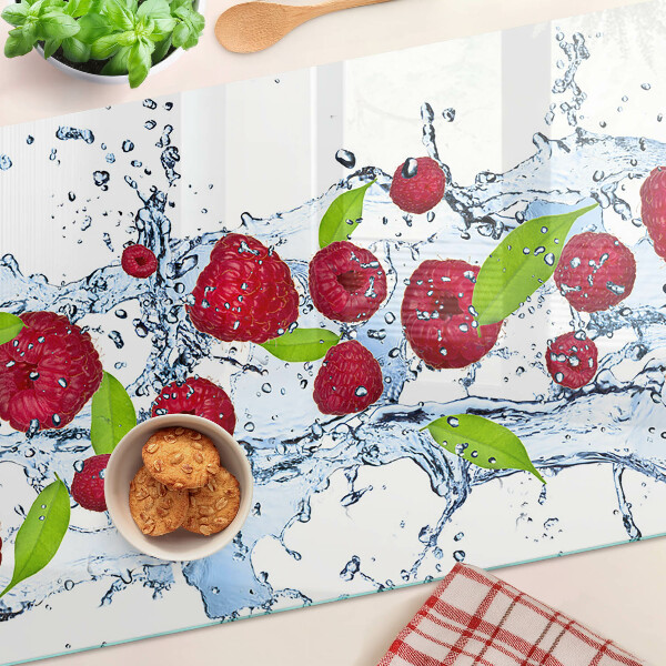 Snijplanken glas Fruit in water
