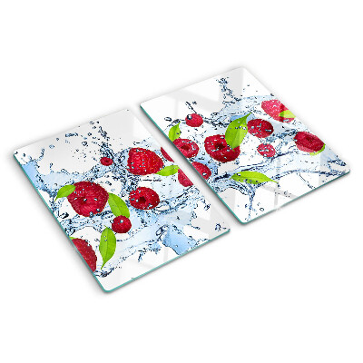 Snijplanken glas Fruit in water