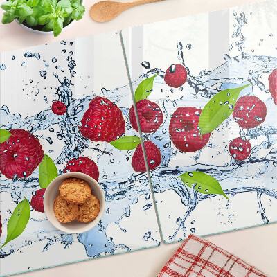 Snijplanken glas Fruit in water