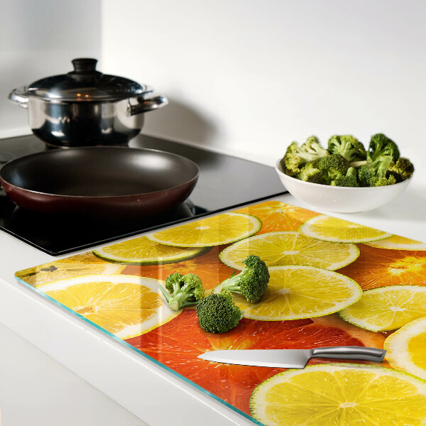 Glazen snijplanken Citrus en citrusvruchten