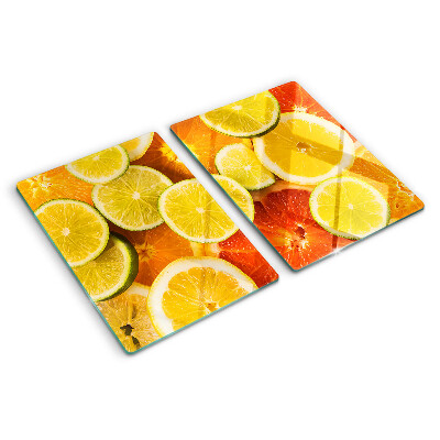 Glazen snijplanken Citrus en citrusvruchten