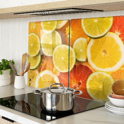 Glazen snijplanken Citrus en citrusvruchten