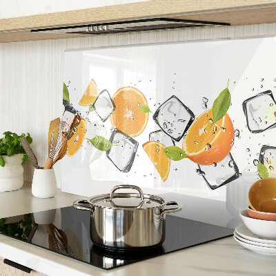 Szklana deska do krojenia Cytrusy z lodem