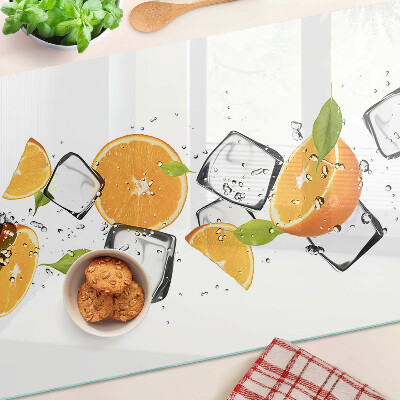 Szklana deska do krojenia Cytrusy z lodem