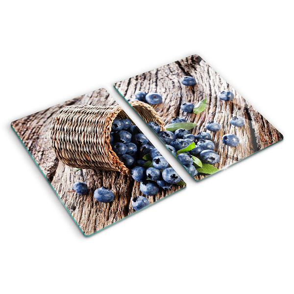 Glazen snijplanken Bessen in een mand