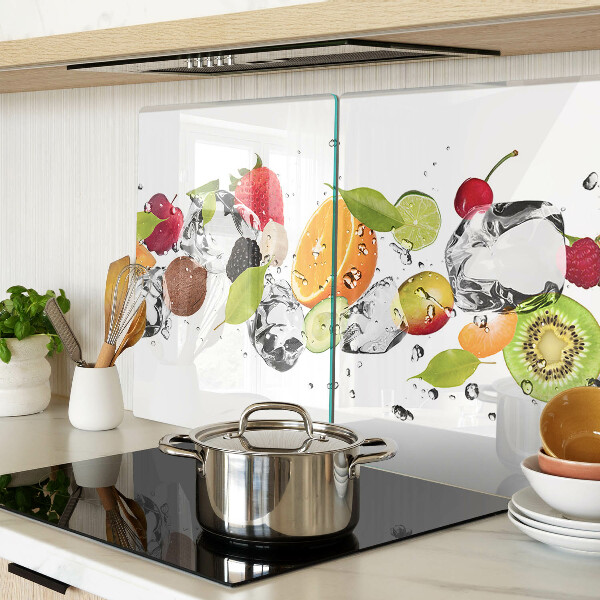 Glazen snijplanken Fruit met ijs