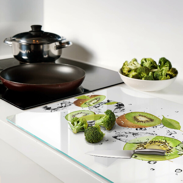 Snijplanken glas Fruit in ijs