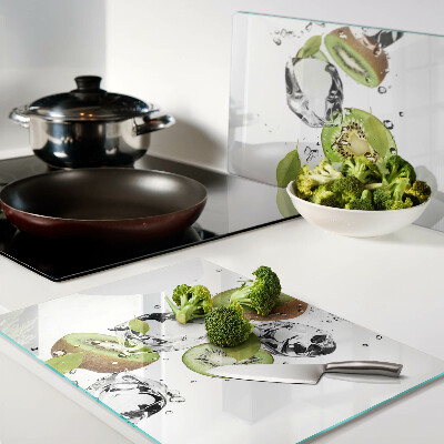 Deska kuchenna szklana Owoce w lodzie