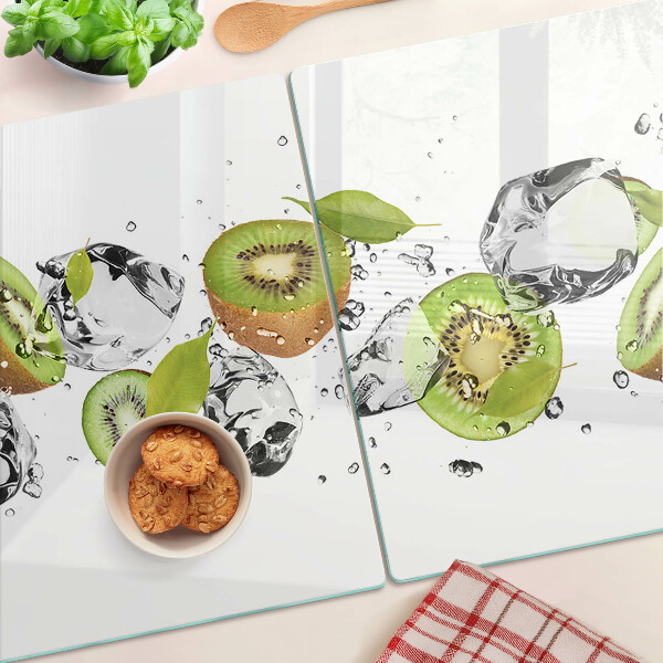Deska kuchenna szklana Owoce w lodzie