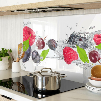 Glazen snijplanken Fruit in water