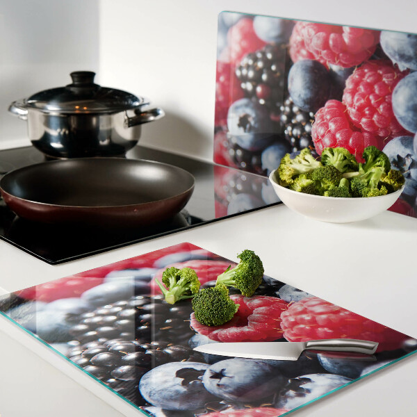 Deska kuchenna szklana Owoce leśne