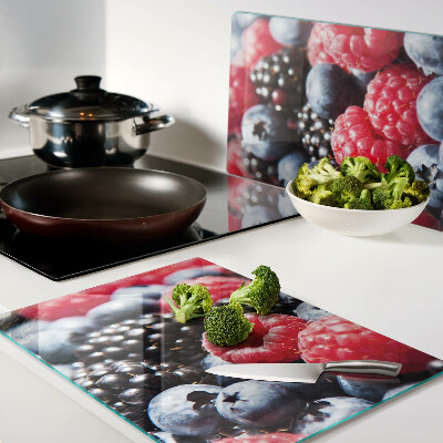 Deska kuchenna szklana Owoce leśne