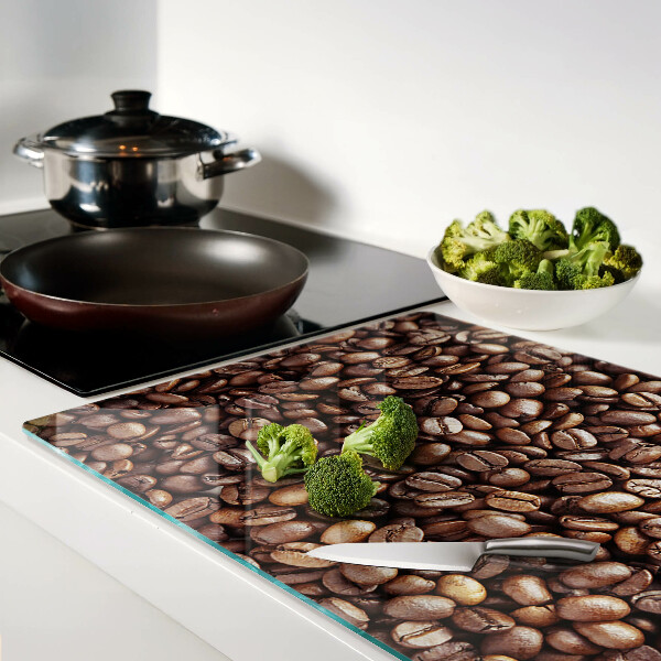 Szklana deska do krojenia Ziarna kawy
