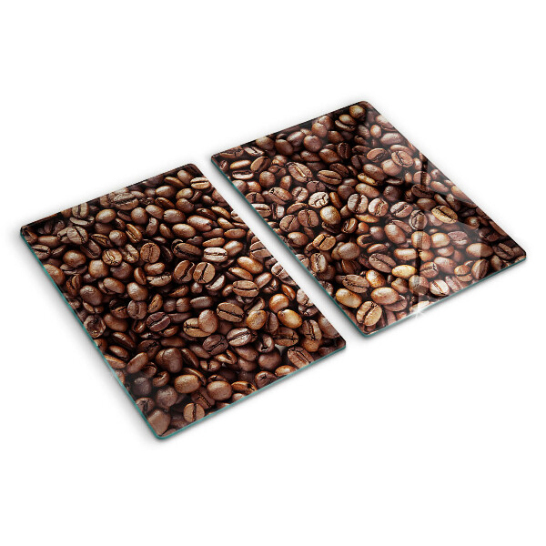 Szklana deska do krojenia Ziarna kawy