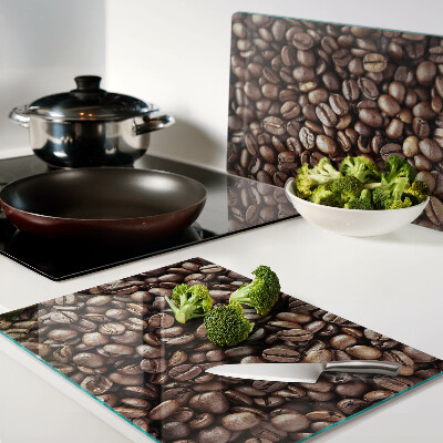 Szklana deska do krojenia Ziarna kawy