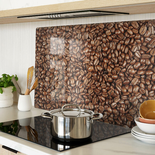 Deska kuchenna szklana Ziarna kawy