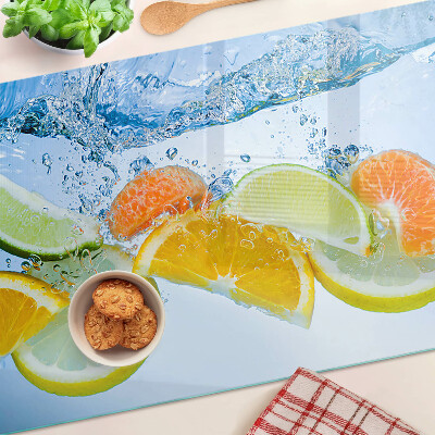 Szklana deska do krojenia Cytrusy w wodzie