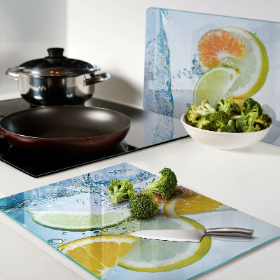 Szklana deska do krojenia Cytrusy w wodzie