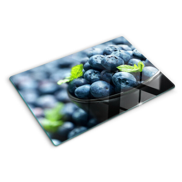 Szklana deska do krojenia Jagody w misce