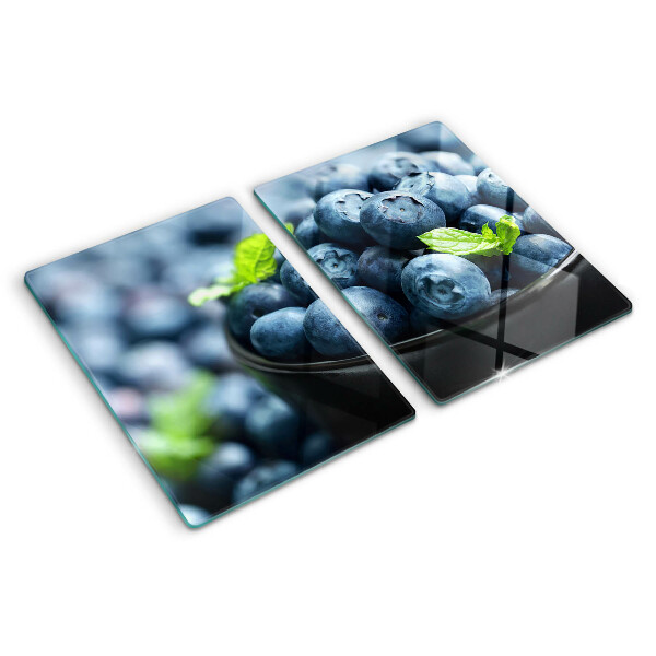 Szklana deska do krojenia Jagody w misce