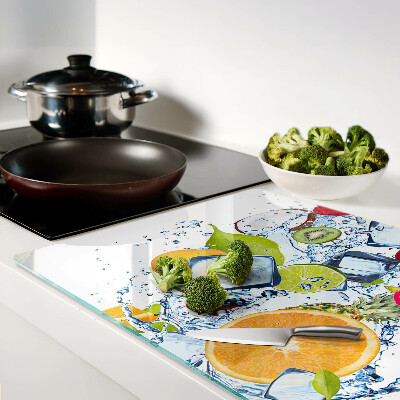 Snijplanken glas Fruit en ijs