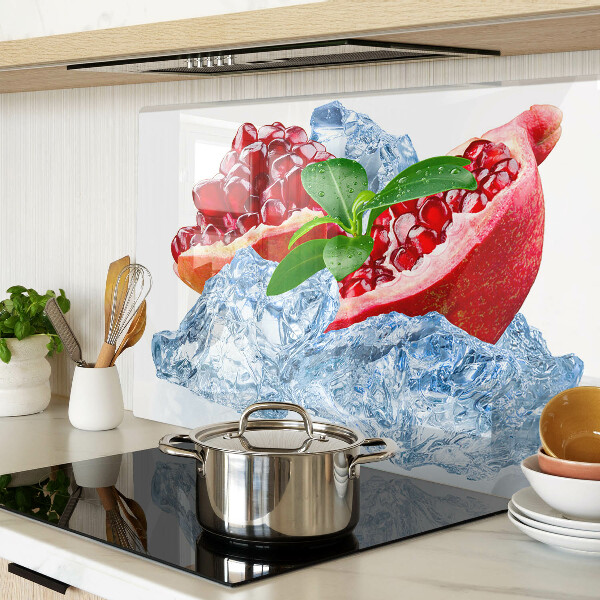 Szklana deska do krojenia Granat i lód