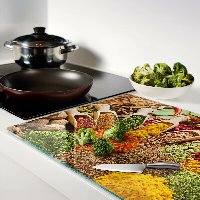 Szklana deska do krojenia Przyprawy i zioła