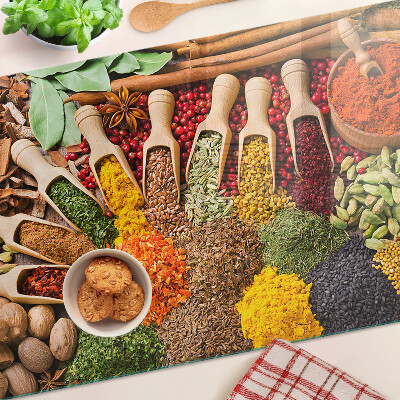 Szklana deska kuchenna Przyprawy i zioła