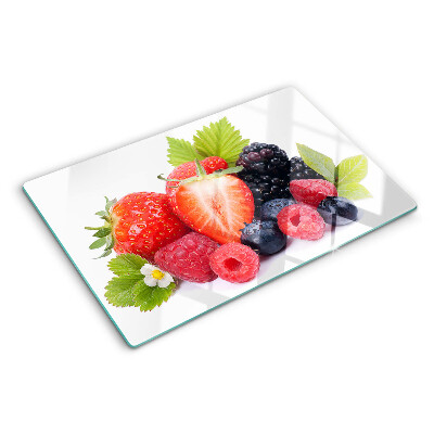 Snijplanken glas Bosvruchten