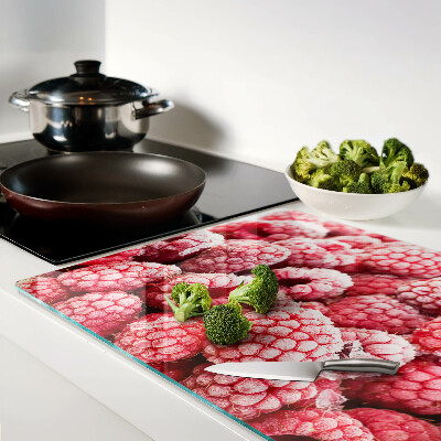 Glazen snijplanken Verse frambozen