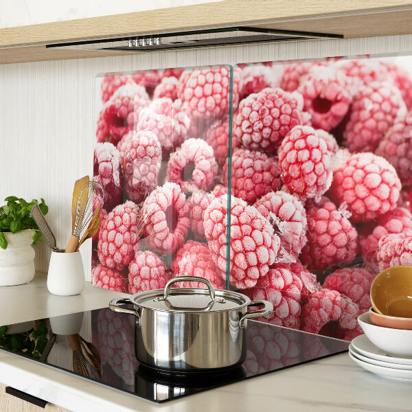 Glazen snijplanken Verse frambozen