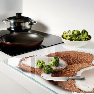 Szklana deska kuchenna Kokosowe muszki