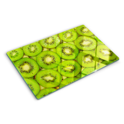 Deska kuchenna szklana Plastry kiwi