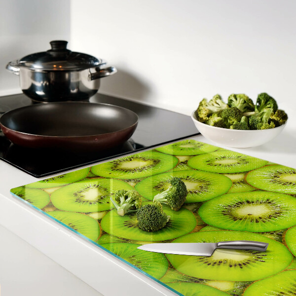 Deska kuchenna szklana Plastry kiwi