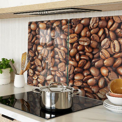 Glazen snijplanken Koffiebonen