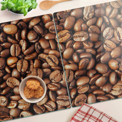 Szklana deska do krojenia Ziarna kawy